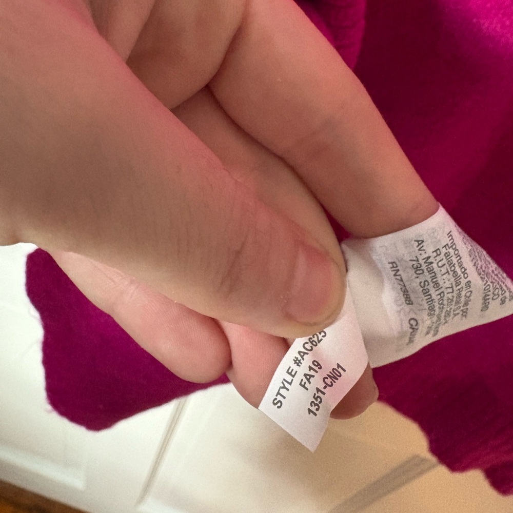 J.Crew Crewneck Sweater Extra Soft Brilliant Plum Berry Pink Size Extra Large XL - Picture 7 of 11